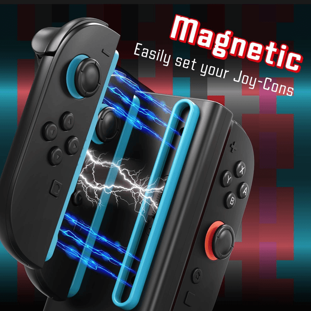 Chargeur Manette Nintendo Switch2 – 4 emplacements avec LED & Éclairage RGB