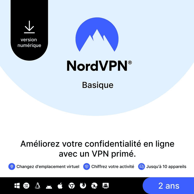NordVPN Basique - 2 ans