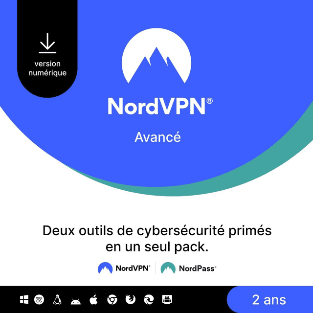 NordVPN Plus &quot;Avancé&quot; - 2 ans